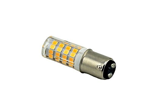 Ba15d Double Contact Bayonet Base LED Light Bulbs 110 220V 4 Watts 350lm Warm White  Cold White T3/T4/C7/S6 LED Halogen Replacement Bulb-Pack of 2