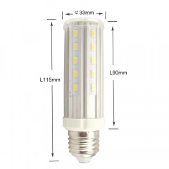 Medium Screw Socket E26/E27 Base T10 LED Tubular Light Bulb 10W/15W Warm White Daylight 85-265V AC Volts LED Corn Bulb (Pack of 2)