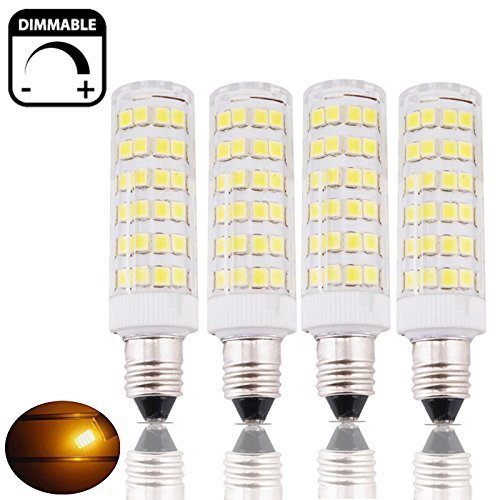 6W SES E14 LED Corn Lamp 50W Halogen Equivalent Small Edison Screw E14 LED Corn Light Bulb for Ceiling Fan, Chandelier, Indoor Decorative Lighting