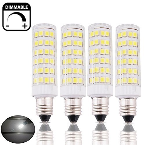 6W SES E14 LED Corn Lamp 50W Halogen Equivalent Small Edison Screw E14 LED Corn Light Bulb for Ceiling Fan, Chandelier, Indoor Decorative Lighting