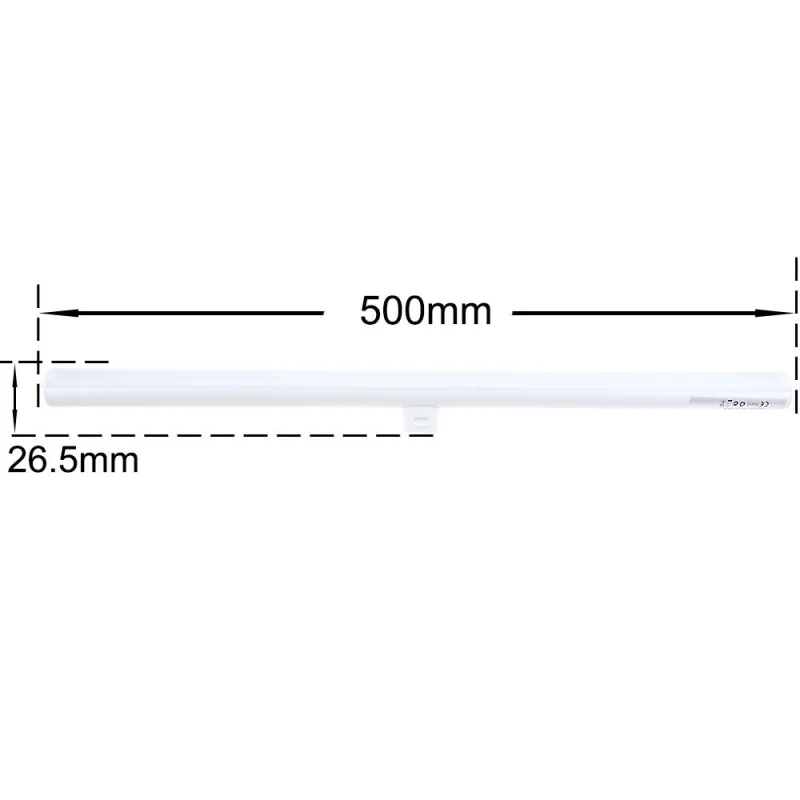 3W S14d 2-Pin Base Tubular Light Bulbs Linestra Vanity Light Bulb 300mm Vanity Mirror Light for home, hotels, supermarket indoor lighting