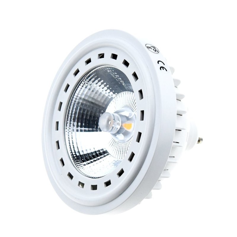 15W Ar111 GU10 Led Spotlight Flood Light  24° Beam Angle AC 85-265V 1200LM COB 80W Halogen Equivalent, Non-dimmable (2-pack)