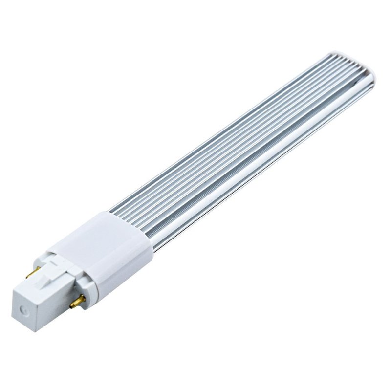 8W Gx23 2-Pin LED PL Retrofit Lamp 18W CFL Equivalent 750LM AC 85-265V PL Horizontal Recessed 180° Beam AngleLight Bulb (2-pack)