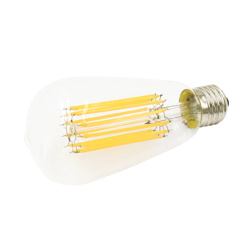 LED Filament Bulbs Edison Bulb ST64 12W Antique LED Bulb Medium Screw E26/E27 Pendant Lighting 120W Incandescent Bulb, Non-Dimmable(3-pack)