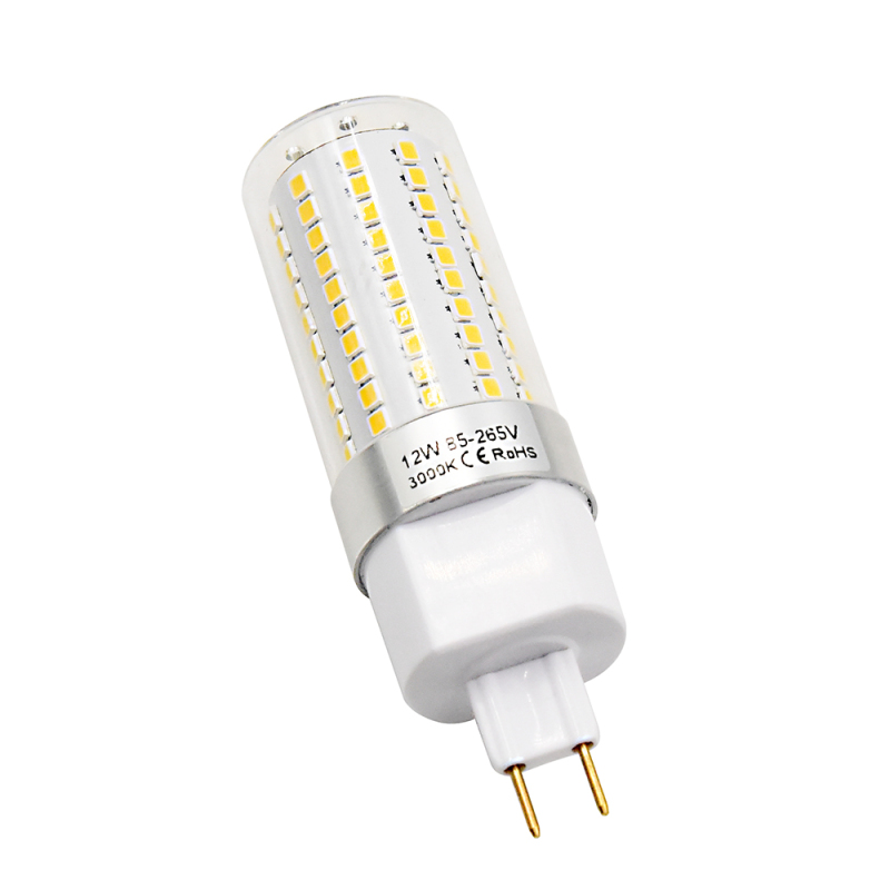 15W G8.5 LED Light Bulb Lustaled 120V/220V G8.5 Double Pin Base LED Corn Bulb Lamp 150W Halogen Replacement for landscape/hotel Lighting (2-Pack)