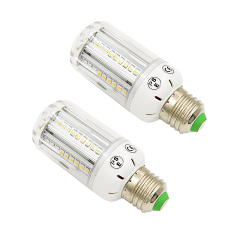 11W LED Corn Light Bulb Motion Detector Bulb E26 Edison Bulb Auto LED Stair Lights E27 Base Patio Led Light 100W Halogen Equivalent (Pack of 2)