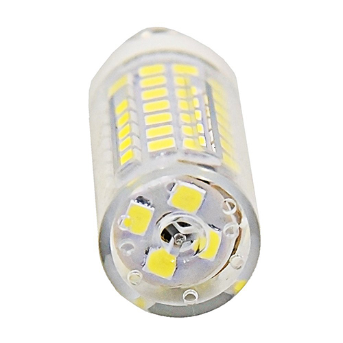 E11 LED Bulb 7W JD T4/T3 LED Mini Candelabra E11 Base 120V Omni-directional Corn Light Bulb for Indoor Cabinet Decorative Lighting (4-Pack)