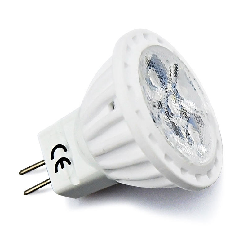 4W MR11 LED Light Bulb GU4 Bi Pin Base 12V MR11 Halogen Spotlight Ceramic G4 Bulbs 35W Equivalent for Track Lights Hotel Display Lighting (4-Pack)