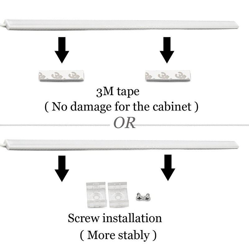 Dimmable Under Cabinet LED Lighting 0.5m/strip Ultra Slim Kitchen Counter Rigid Strip Light Kit, DC12v Total 30 Watt Bar Lamp All Accessories Included