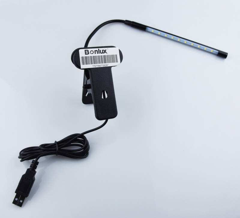 1.5W DC5V Touch Dimmable Flexible USB LED Eye-care Reading Light Adjustable LED Solid Clip Desk Lamp for Laptop Bedroom Study Lighting