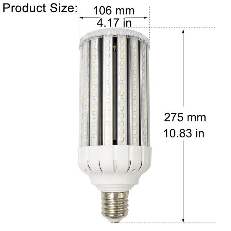 LED Corn Bulb 80W Large Mogul Screw Base E39 E40 High Bay Retrofit LED Bulb Replace 200W CFL Bulb/350W Metal Halides HPS for Garage Street Lighting