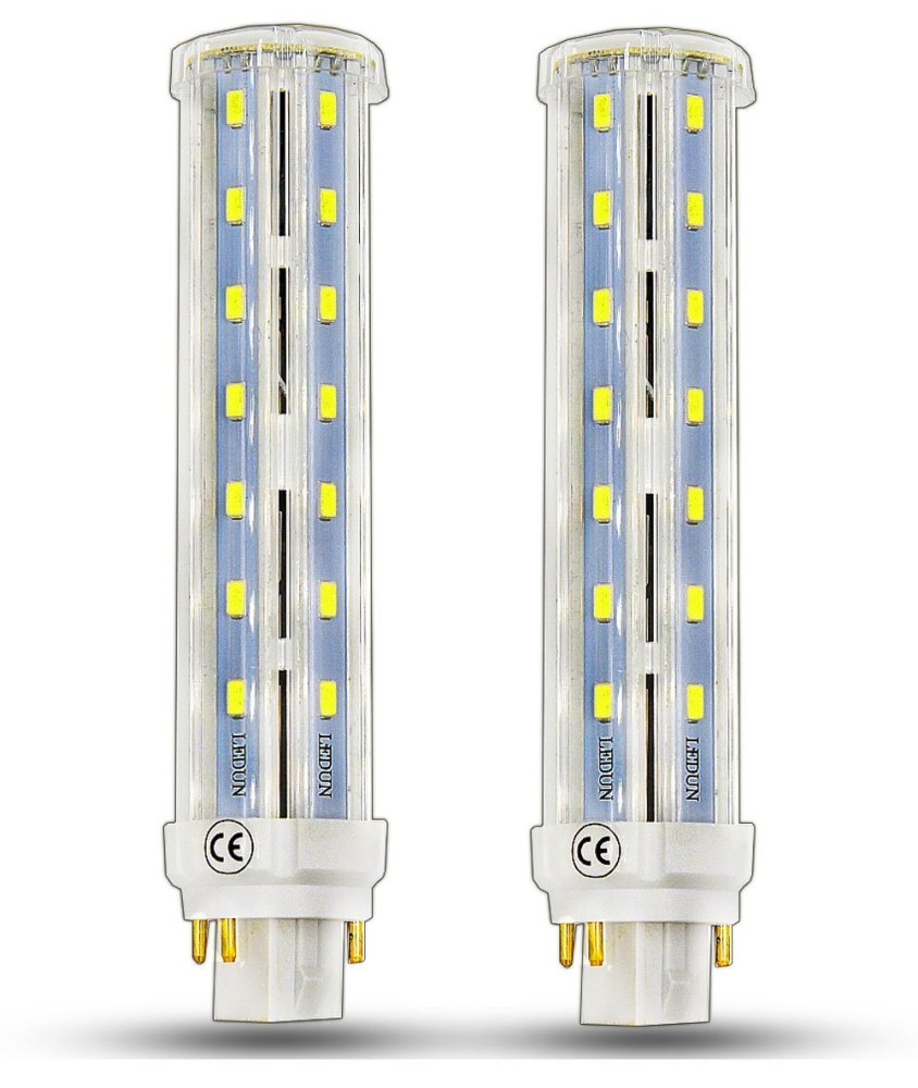 Bonlux G24Q Base LED Bulb 12W GX24Q 4 Pin LED PL Corn Light Lamps GX24(G24) LED Lights 26W Compact Fluorescent Lamp Replacement (Remove the Ballast)