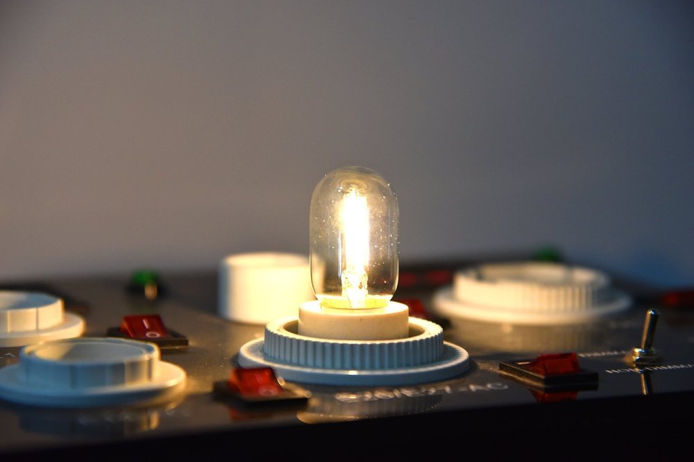 1W E17 T22 LED Edison Filament Bulb 10W Replacement Light, Intermediate Base LED Microwave Oven Appliance Light