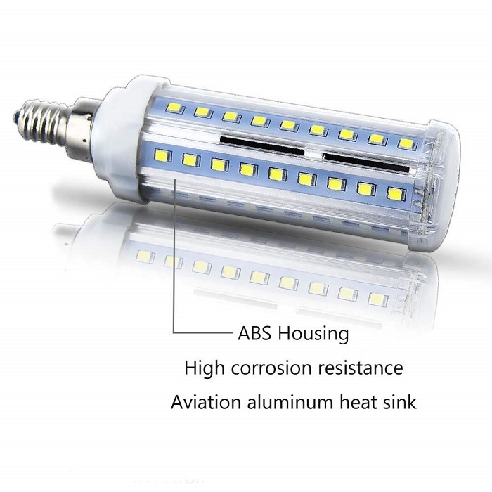 LED E12 Candelabra Bulb 10W LED T10 Tubular Light (60W Incandescent Equivalent) 120V LED Chandelier Decorative Lighting, Warm White 2800K (2-Pack)