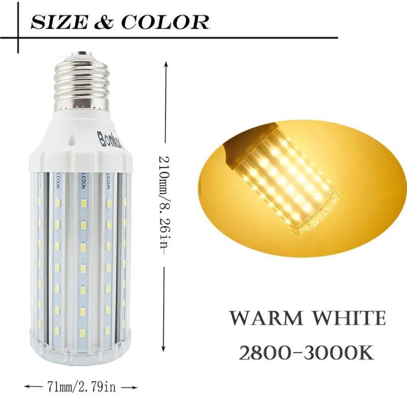 35 Watt E40 LED Corn Light 3500 Lumens Mogul Screw Base E40 E39 LED Replacement for Replace Conventional Light, Cfl, Incandescent Light