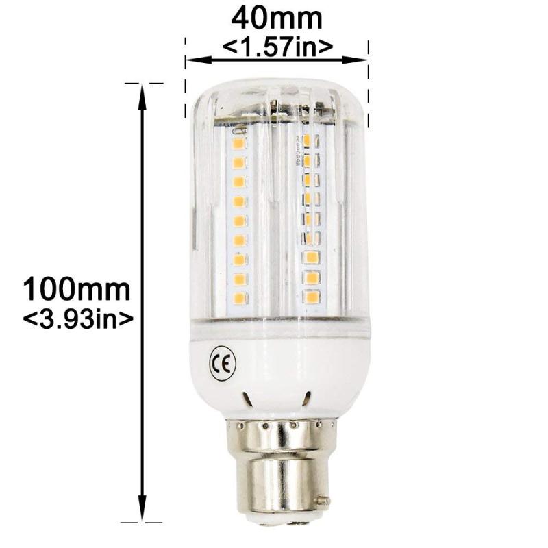 11W Corn Light Bulb Motion Sensor PIR LED  Bulb B22 BC Bayonet Base 1000lm Stair Lights for Garage/ Stairs/ Hallway/ Porch