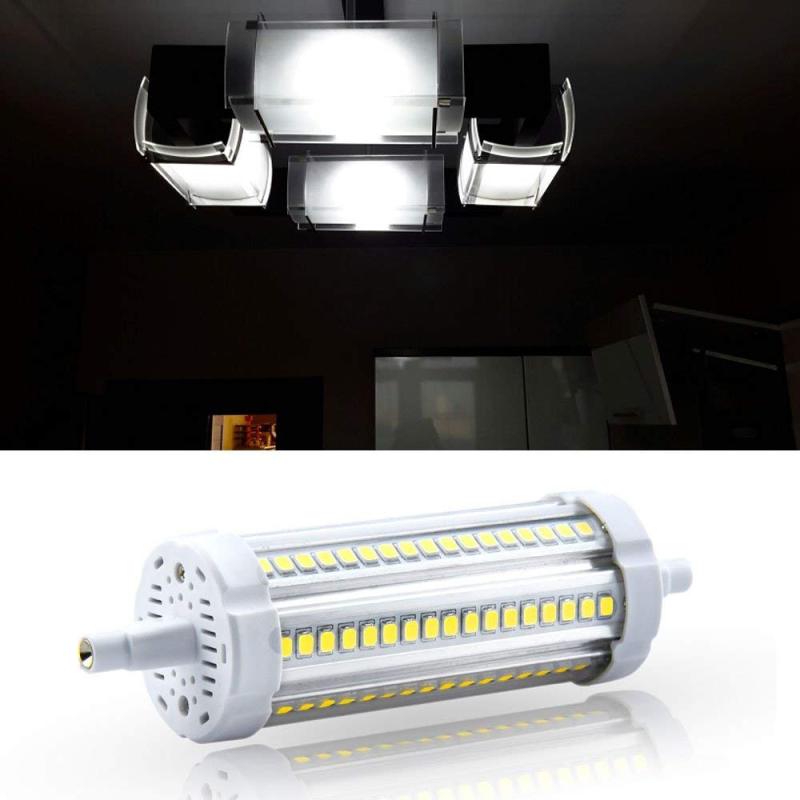 15 Watt T3 R7S LED 118MM J118 Halogen 150 Watt Equivalent, Double Ended LED Light Bulbs 120V Quartz Tube Lamps Replacement for Security, Floor Lamp