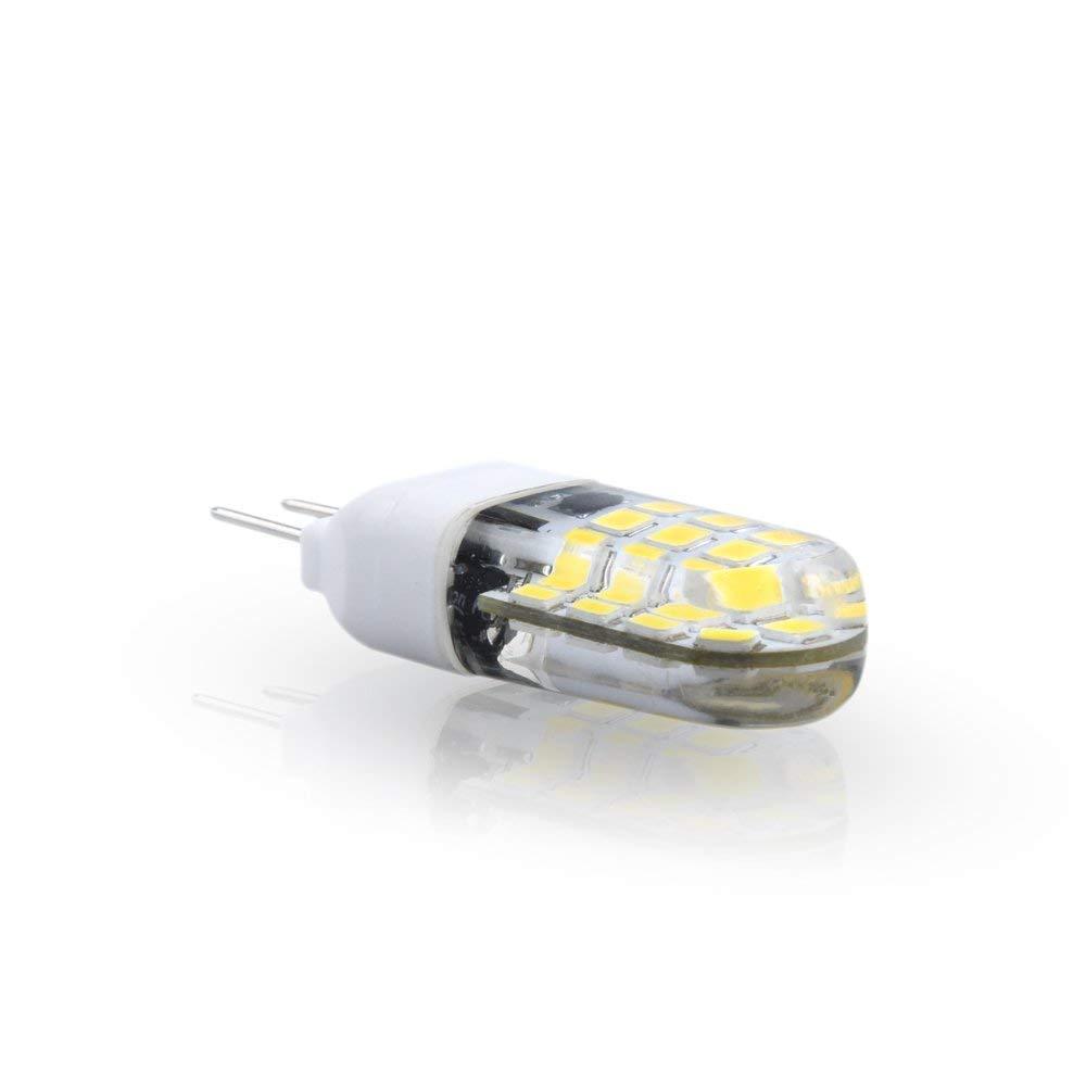 3.5W GY6.35 LED Bulb 12V AC/DC Bi-Pin Base GY6.35/G6.35 LED Light Bulb 35W Halogen Replacement (5-Pack)
