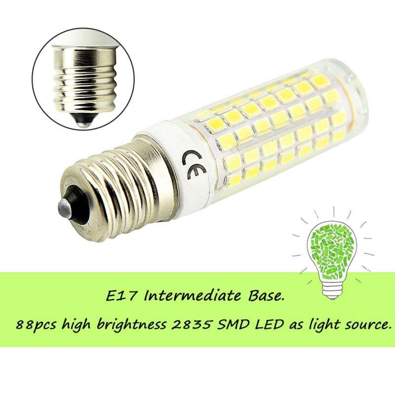 7W Dimmable E17 LED Microwave Oven Bulb 120V Intermediate Base LED