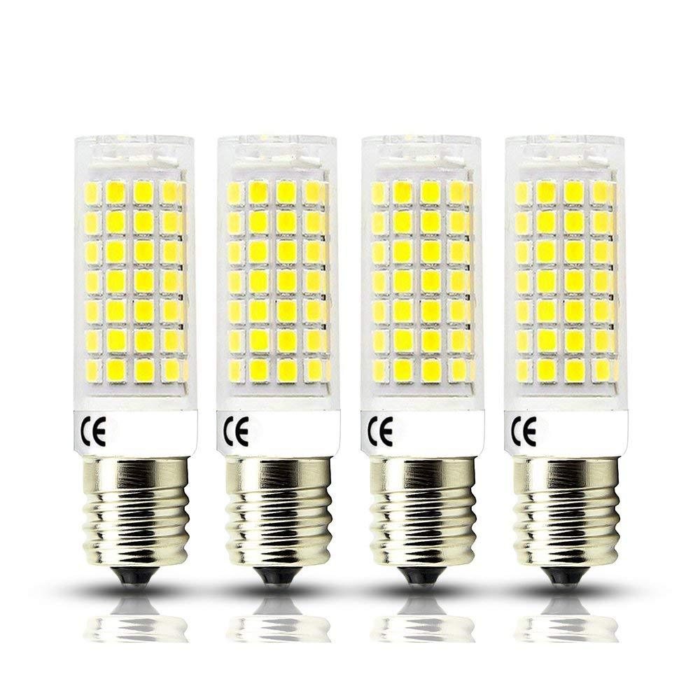 7W Dimmable E17 LED Microwave Oven Bulb 120V Intermediate Base LED Appliance Light 60W Halogen Replacement Bulb (Pack of 4)