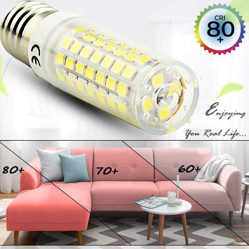 7W Dimmable E17 LED Microwave Oven Bulb 120V Intermediate Base LED Appliance Light 60W Halogen Replacement Bulb (Pack of 4)