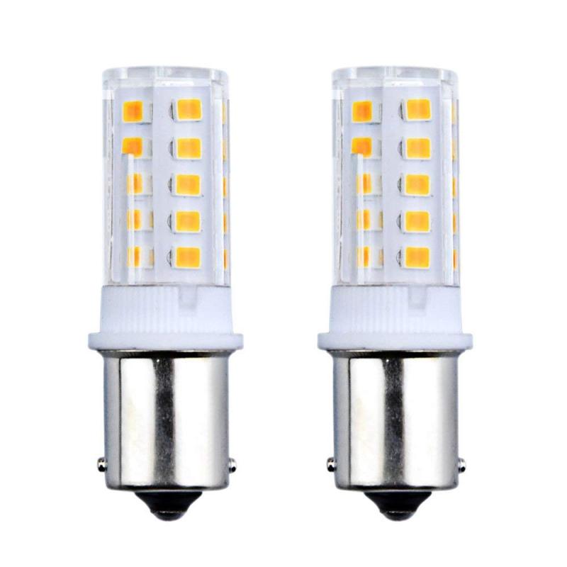 3W Ba15s LED Light Bulb 24V Single Connect SBC Small Bayonet Ba15s LED Replacement Lamp for Boat Truck Automotive Lighting Bulbs (2-Pack)