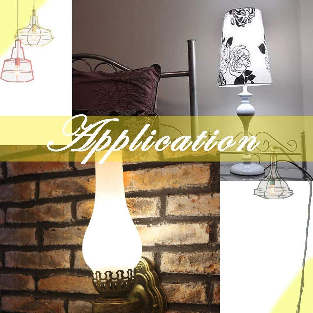 E12 T6 LED Bulb 2 Watt Clear Glass Candelabra Base LED Bulbs 15-20W E12 Incandescent Equivalent T20 Edison Tubular Candle Base Lamp (3-pack)