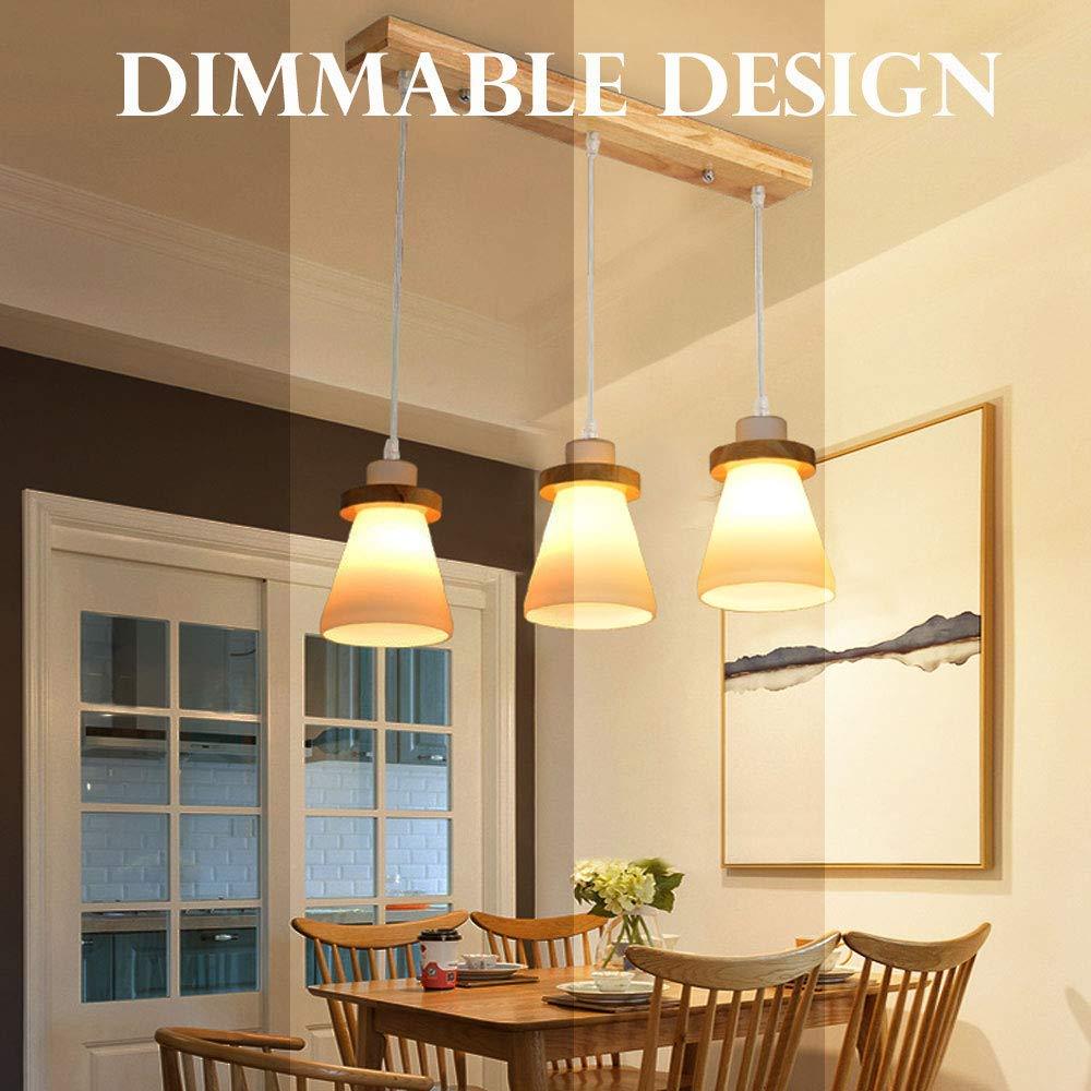 T10 Tubular LED E26 Filament Bulbs Dimmable 60W E26 Incandescent Replacement Light Bulbs Soft White Vintage Clear Glass LED Tubular Bulb
