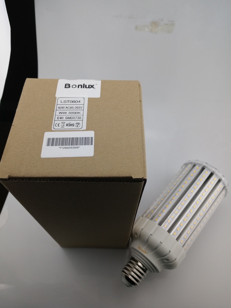 LED Corn Bulb 80W Large Mogul Screw Base E39 E40 High Bay Retrofit LED Bulb Replace 200W CFL Bulb/350W Metal Halides HPS for Garage Street Lighting