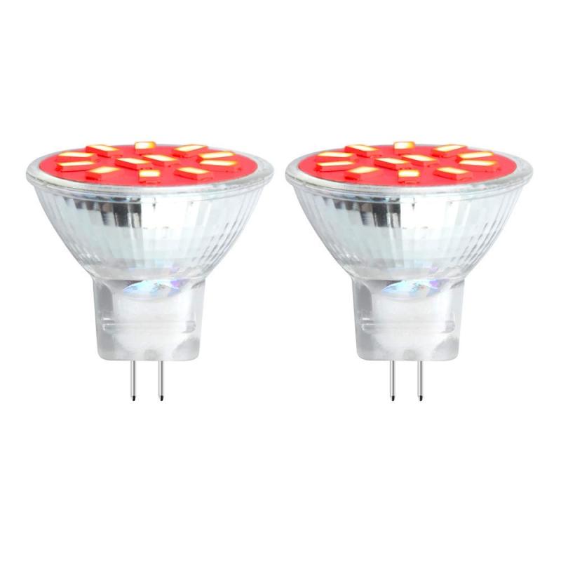 MR11 GU4 Coloured LED Spotlight 2W Red/Green/Blue Spot Light Bulbs for Wall Washer Lamps, Landscape Lighting, Decorative Lighting, Mood Lighting