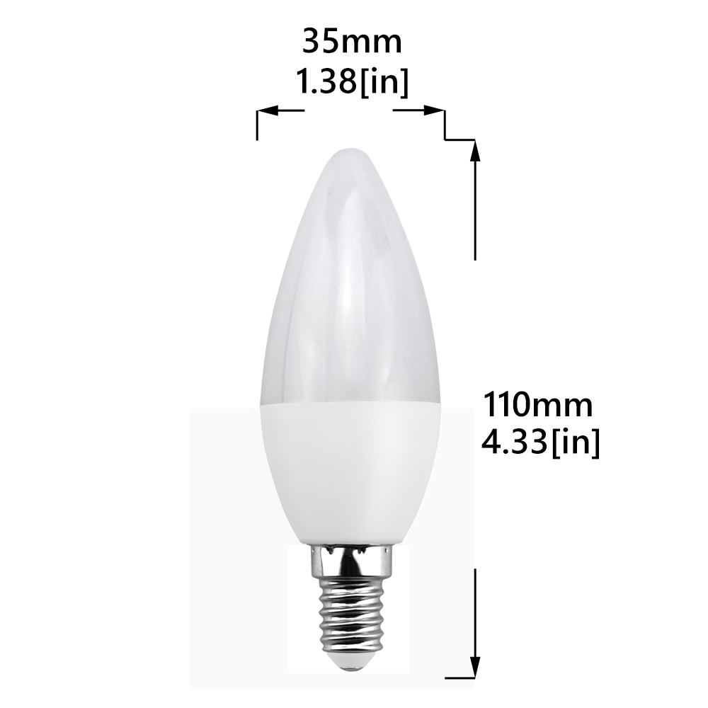 Bonlux Dimmable RGB + Warm White LED Color Changing Light Bulbs C35 E12 Color LED Memory Timer Function with Remote Control for Decoration Lighting