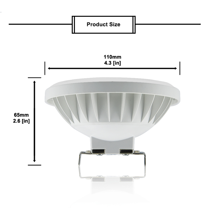 Lustaled AR111 GU53 Spot Light Bulb 12W LED G53 COB LED Track Light for Commercial Lighting and Residential Lighting
