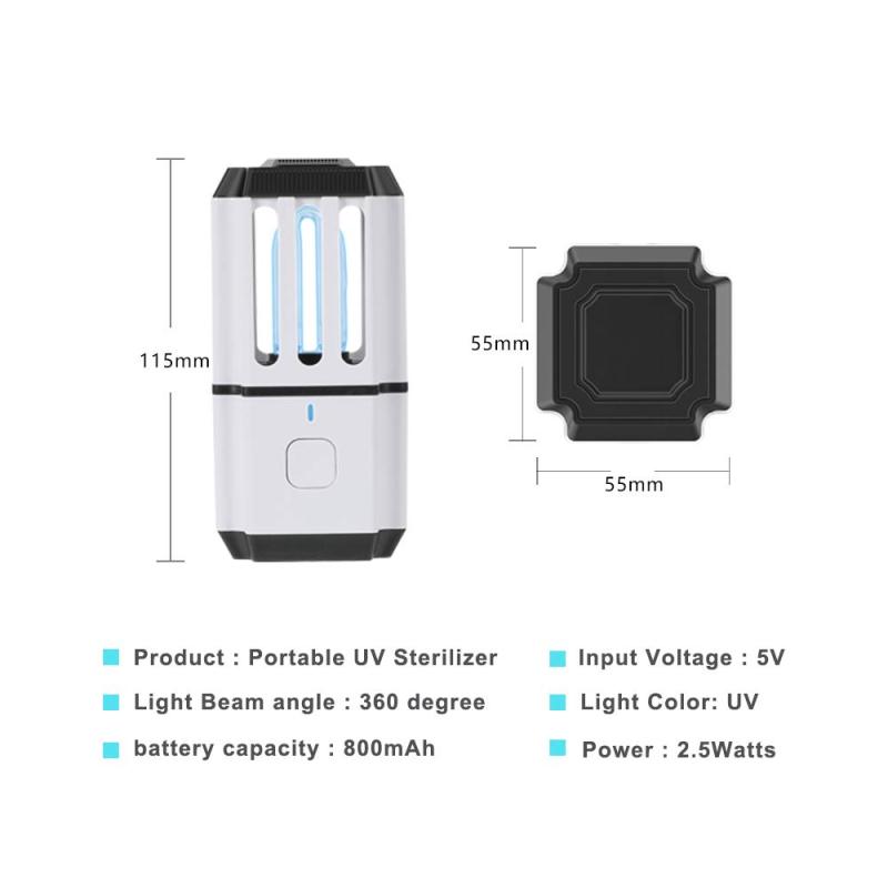 Bonlux UV Sterilizer Light - Ozone Germicidal UV Light, Portable UV Disinfection Lamp Air Sanitizer