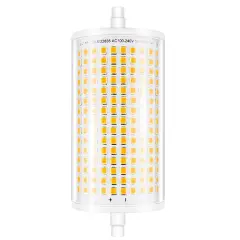 Bonlux 118MM LED Light Bulb Soft White J118 R7S Dimmable LED Flood Light 14 Watt Double Ended LED Bulb, J Type Halogen 100-150W R7S Quartz Tube Lamps