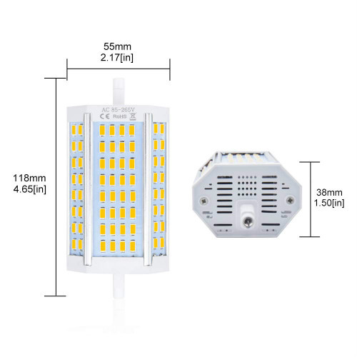 Bonlux 30W R7S lineare del tubo 118mm Lampada a LED Dimmerabile 118mm R7S Lampadine J Tipo J118 R7s la Sostituzione della Lampada 300W Alogena