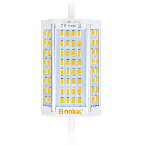 Bonlux R7S LED Light Bulb 118mm, 25W J118 Double Ended LED Bulbs 120V J  Type R7S LED Floodlight 200W Halogen Bulb Replacement Daylight 6000K for  Floor