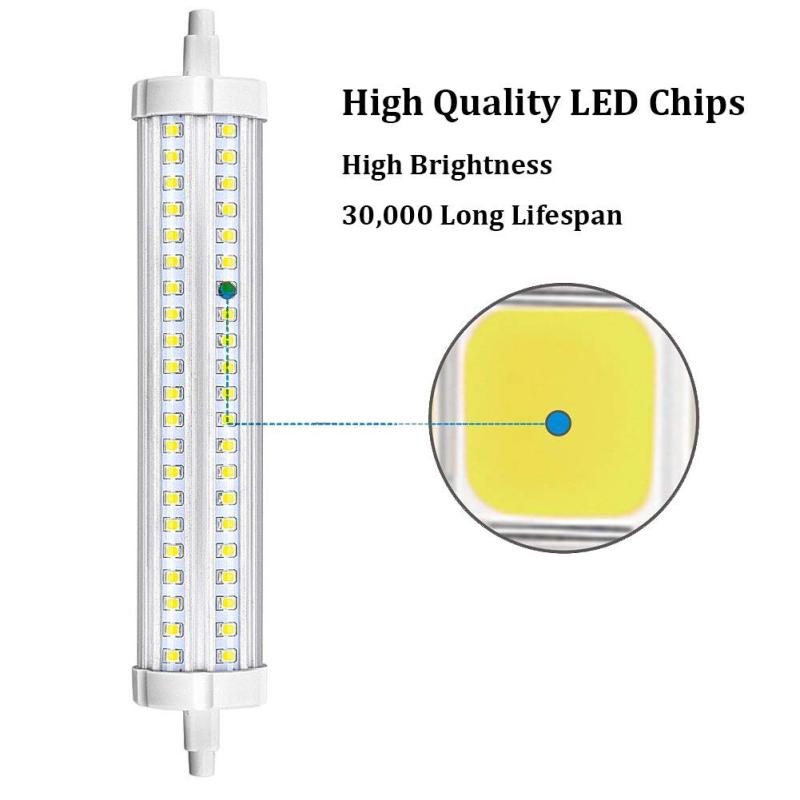 Bonlux R7s LED Bulb 189mm 30W Slim,Double Ended J189 R7s 189mm Tungsten Linear Halogen Floodlight Bulb 750W Replacement  for Flood Light Lamp, Not Dim