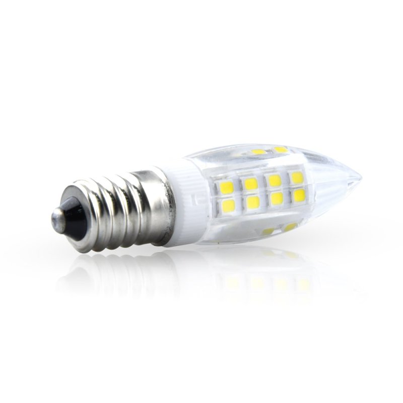 Bonlux 2-Pack E14 LED Candle Bulbs Small Edison Screw 4W E14 SES LED Light Bulbs Replace Halogen Bulbs E14 40W Bulb