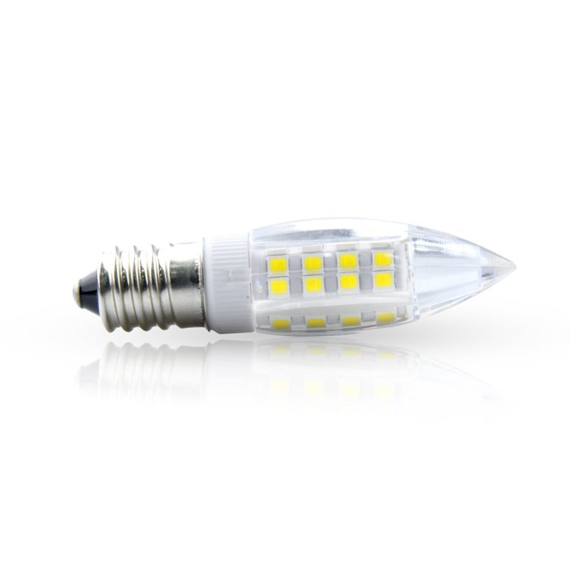 Bonlux 2-Pack E14 LED Candle Bulbs Small Edison Screw 4W E14 SES LED Light Bulbs Replace Halogen Bulbs E14 40W Bulb