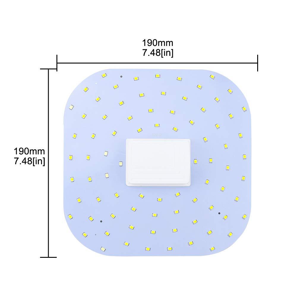 Bonlux 2D Retrofit Flat Panel LED Light Bulb GR10q 4-Pin Base - 18W 2D Square 4-Pin GR10q LED Lamp 28W 2D Linear Fluorescent Light Equivalent