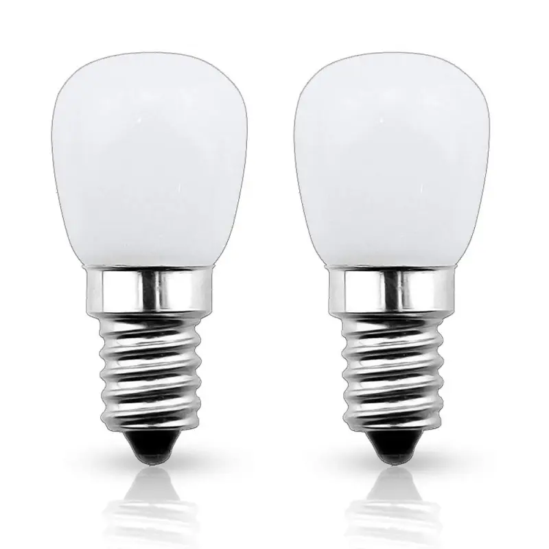 Bonlux E14 LED Bulbs 12V 2W Car Refrigerator Bulb Kitchen Lights, Closet Lights, Yachts Light (Not Dimmable, 2-Pack)