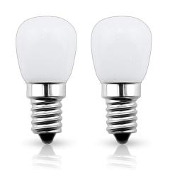 Bonlux E14 LED Bulbs 12V 2W Car Refrigerator Bulb Kitchen Lights, Closet Lights, Yachts Light (Not Dimmable, 2-Pack)