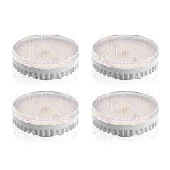 Luxvista LED Gx53 Light Bulb - 10W Gx53 LED Under Cabinet Light Ceiling Down Light Replacement Traditional Halogen Gx53 Spotlight f (4-Pack)