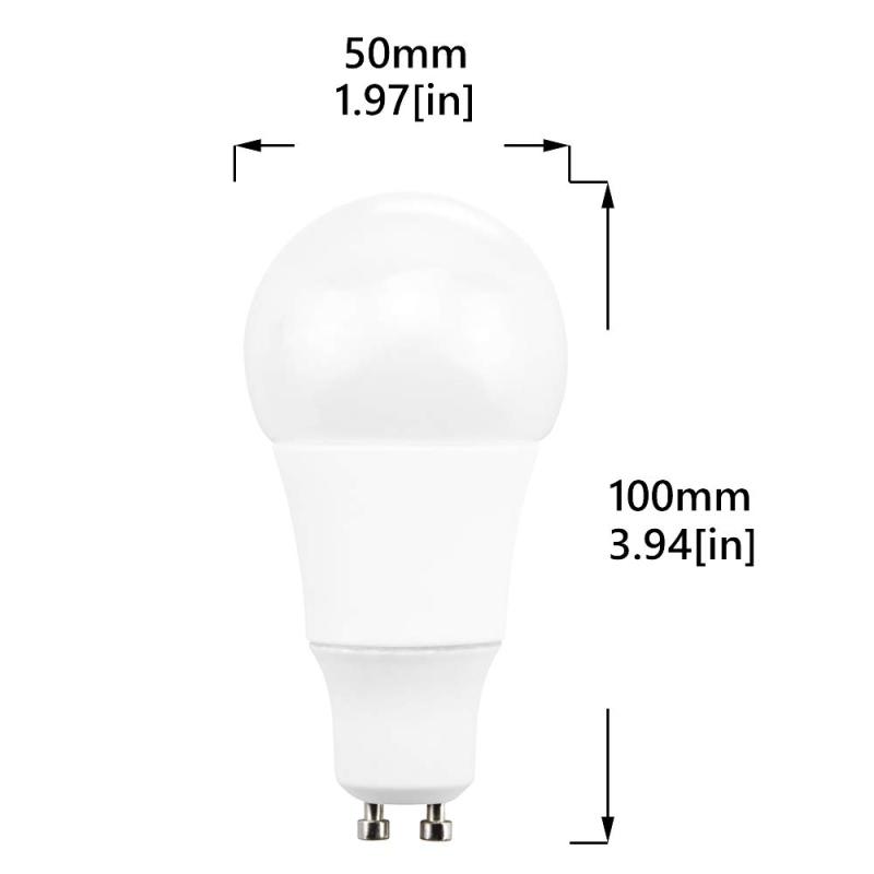 Bonlux GU10 GLS Bulb 9W GU10 LED Globe Light Bulb A50 Replaces 75W Incandescent Bulb Frosted with GU10 Cap Base for GU10 Recessed Light Fitting Track