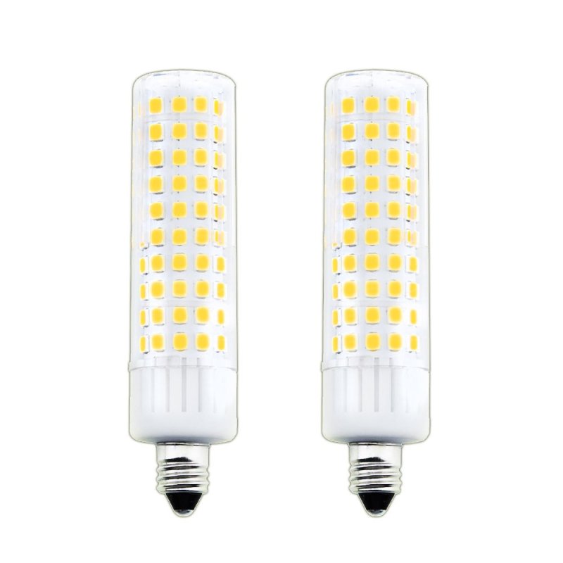 E11 Mini Candelabra LED Light Bulb 100W Equivalent Halogen Replacement JD T4 Clear E11 Light Bulbs 120V 8.5W  for Chandelier Ceiling Fan Lighting