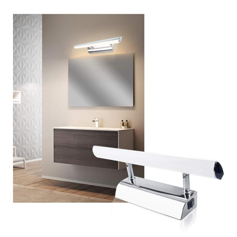 For USA 100% Free 5W 12 Inch LED Mirror Light Warm White Stainless Steel Vanity Mirror with Lights Fixture