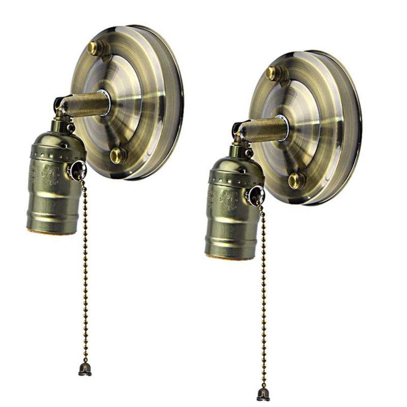 For USA 100% Free Industrial Vintage Wall Sconce Decorative E26 E27 Light Medium Screw