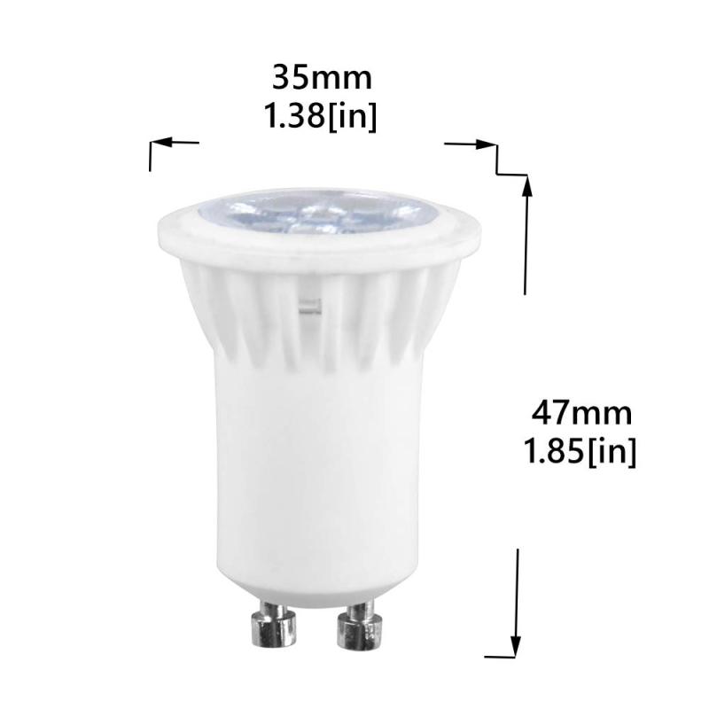 For USA 100% Free 4W Dimmable MR11 GU10 LED Spotlight 35W Halogen Bulbs Replacement for Track Light