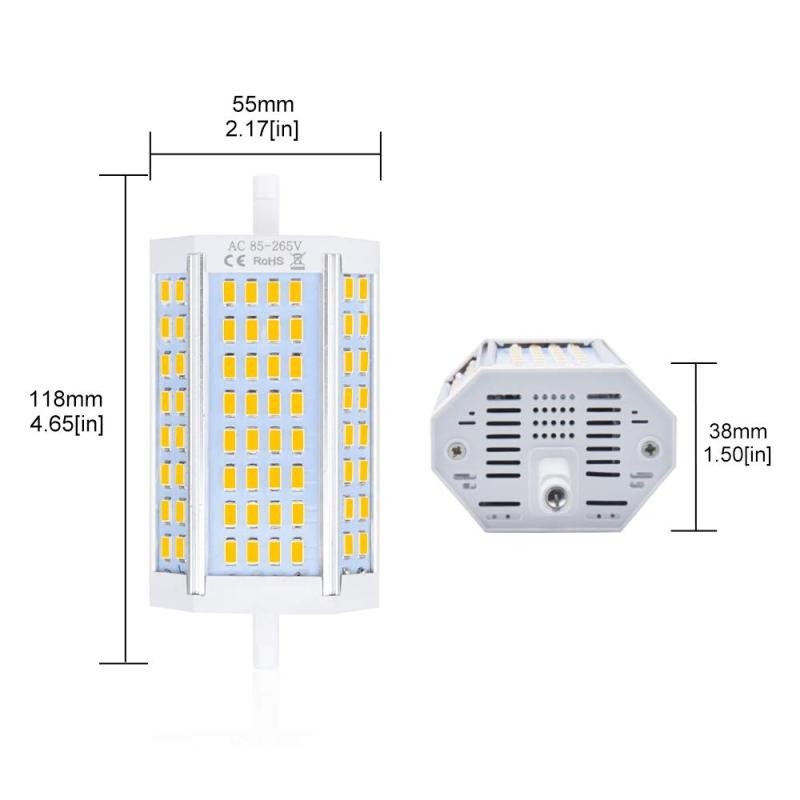For Germany 100% Free 30W R7s 118mm LED Lampe Dimmbar Warmweiß