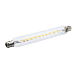 2.5W S15s LED Light Bulbs 221mm Warm White 2800K 30W S15s Fitting Lamp Replacement T25 Tubular Clear Filament Lightbulb LED S15 Strip Tube